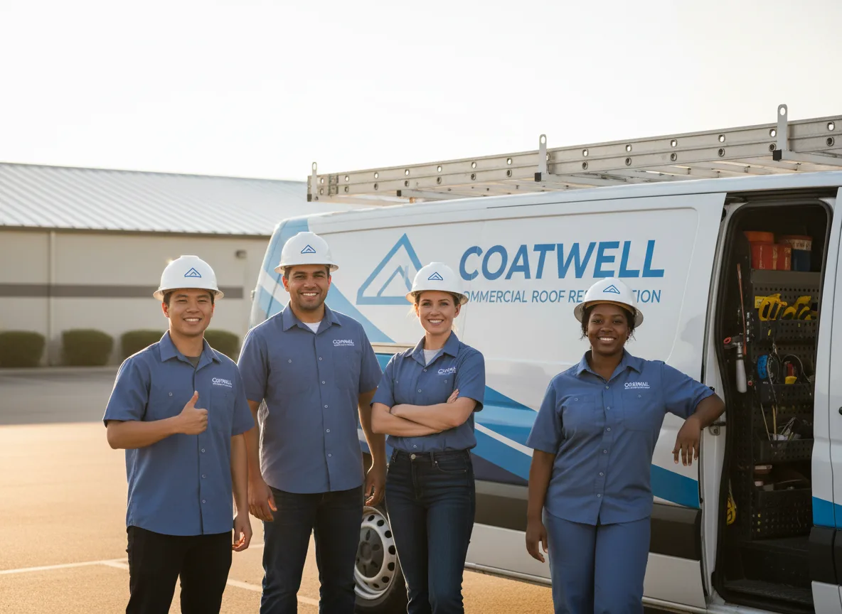 Commercial roof coating company in Browns, IL